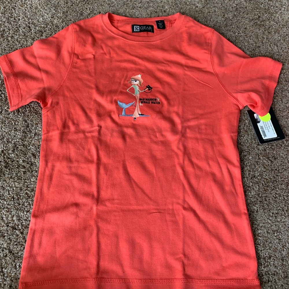 NWT coral bal harbor shops wale watch S/S tee